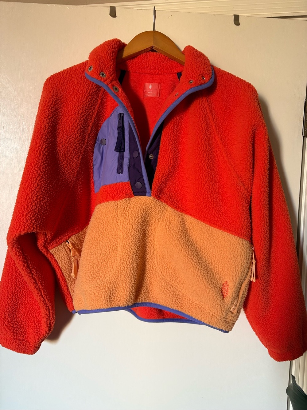 Hit The Slopes Colorblock Fleece Pullover
